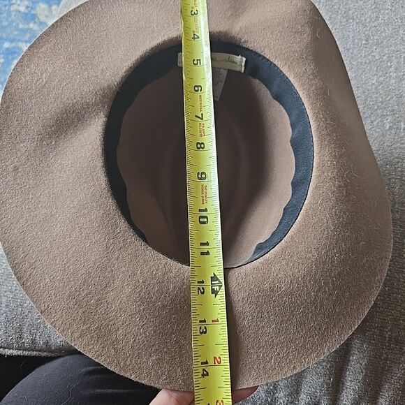 100% Wool Western Hat Anthropologie Staring At Stars Brown Womens Fedora Hiking - Picture 7 of 7
